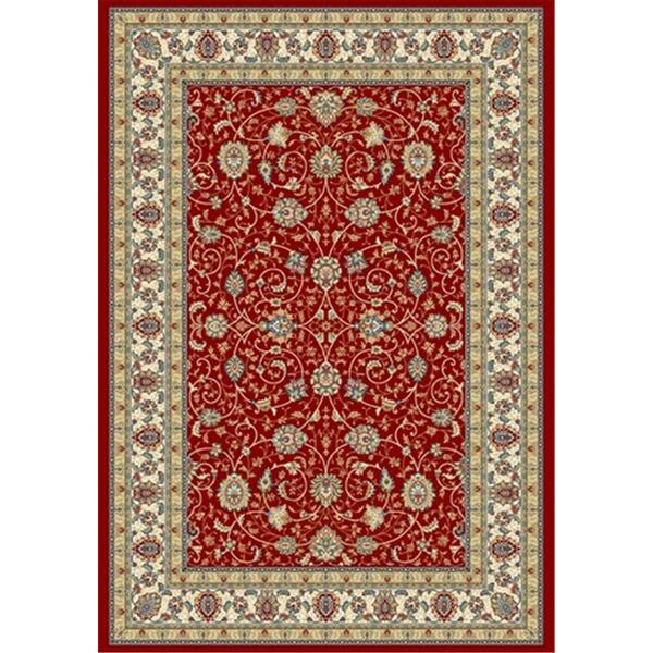 Dynamic Rugs Ancient Garden 2 ft. x 3 ft. 11 in. 57120-1464 Rug - Red/Ivory AN24571201464